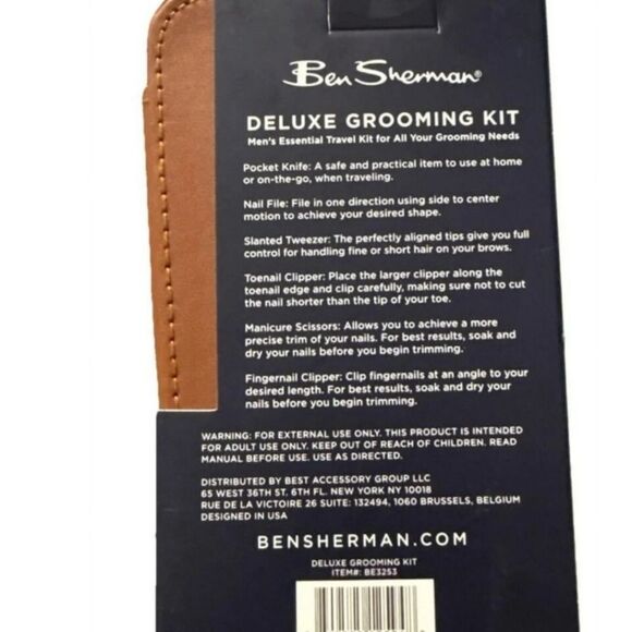 Ben Sherman Deluxe Grooming Kit 7PC Collection - Picture 2 of 5